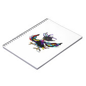 GLÜCKLICHES DANCER Spiralnotebook Notizblock (Linke Seite)