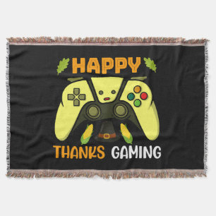Glückliches Danke Gaming Lustig Decke