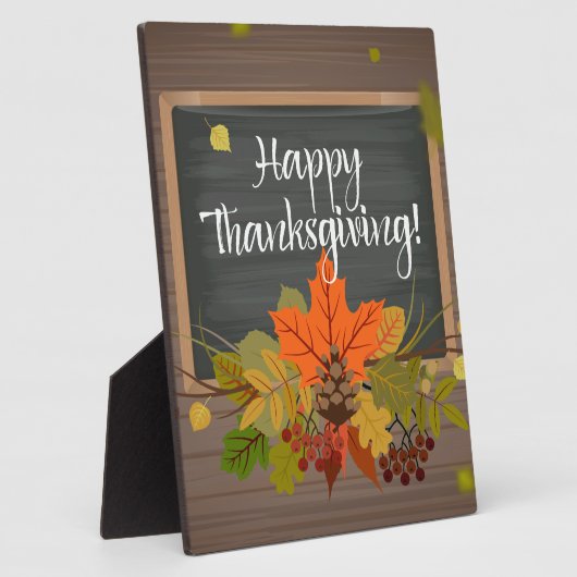 glückliches Dankeschön Fotoplatte (Seite)