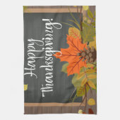 glückliches Dankeschön Geschirrtuch (Vertikal)