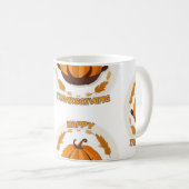 glückliches Dankeschön Kaffeetasse (VorderseiteRechts)