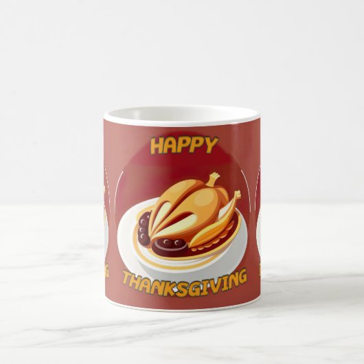 glückliches Dankeschön Kaffeetasse (Mittel)