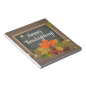 glückliches Dankeschön Notizblock (angewinkelt)