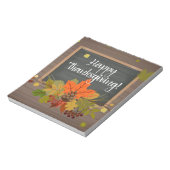 glückliches Dankeschön Notizblock (Rotiert)