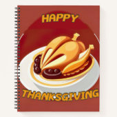 glückliches Dankeschön Notizblock (Vorderseite)