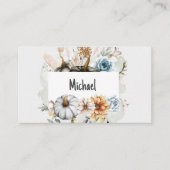 glückliches Dankeschön Platzkarte (Vorderseite)