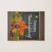 glückliches Dankeschön Puzzle (Horizontal)