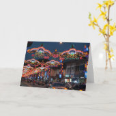 Glückliches Deepavali Karte (Gelbe Blume)