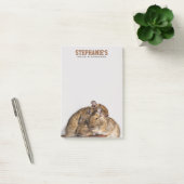 Glückliches Degu in einem Degu Stapel Post-it Klebezettel (Büro)