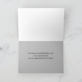 Glückliches der Vatertags-Boyfriend Karte (Innenseite)