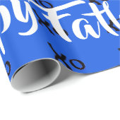 Glückliches der Vatertags-Packpapier Geschenkpapier (Rolleneckpunkt)