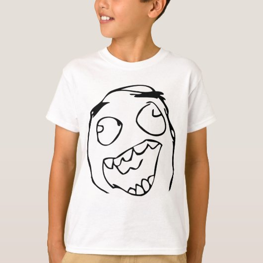 Glückliches derp - meme T-Shirt (Vorderseite)