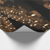 Glückliches Diwali beleuchtet Geschenkpapier (Ecke)