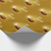 Glückliches Diwali Diya - Packpapier (Ecke)