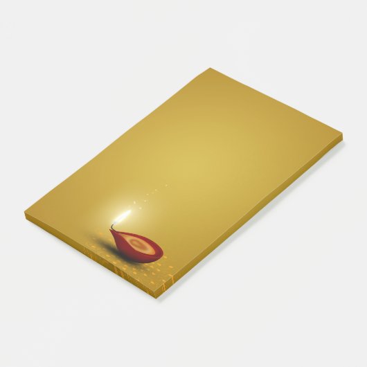 Glückliches Diwali Diya - Posten-it® Anmerkungen Post-it Klebezettel (angewinkelt)