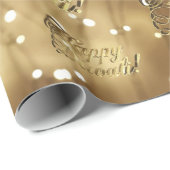 Glückliches Diwali elegantes Geschenkpapier (Rolleneckpunkt)