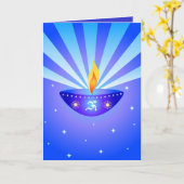 Glückliches Diwali - Karte (Gelbe Blume)