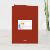 Glückliches Diwali - Karte (Rückseite)