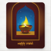 Glückliches Diwali Mousepad (Vorne)