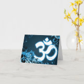 glückliches Diwali: Stereoanlage Karte (Gelbe Blume)