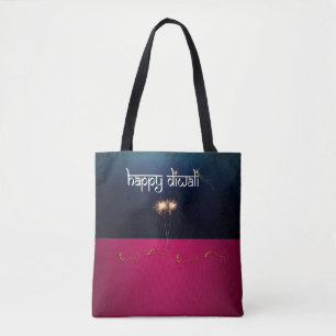 Glückliches Diwali - Tragetasche Tasche