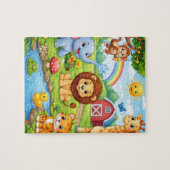Glückliches Dschungel-Jamboree-Puzzle Puzzle (Horizontal)