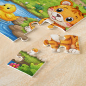 Glückliches Dschungel-Jamboree-Puzzle Puzzle (Seite)