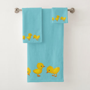 Glückliches Duckies Badhandtuch Set