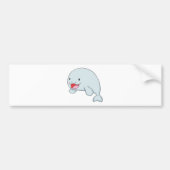 Glückliches Dugong Autoaufkleber (Vorne)