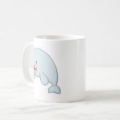 Glückliches Dugong Kaffeetasse (Vorderseite Links)