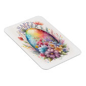 GLÜCKLICHES EASTER-Magnet mit Bunnies mit Osterei Magnet (Rechte Seite)
