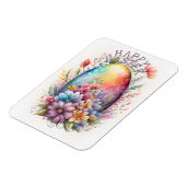 GLÜCKLICHES EASTER-Magnet mit Bunnies mit Osterei Magnet (Linke Seite)