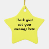 Glückliches Ei-scharfer Vanillepuddingkruste Keramik Ornament (Hinten)