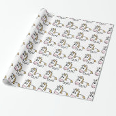 Glückliches Einhorn! Geschenkpapier (Ungerollt)