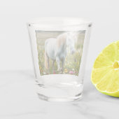 Glückliches Einhorn Schnapsglas (Rückseite)