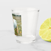 Glückliches Einhorn Schnapsglas (Rechts)