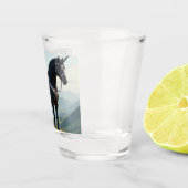 Glückliches Einhorn Schnapsglas (Rechts)