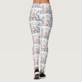 Glückliches Einhorn-Thema Leggings (Rückseite)