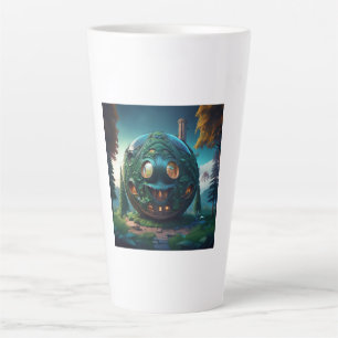 Glückliches Emoji-Haus Milchtasse