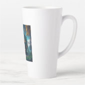 Glückliches Emoji-Haus Milchtasse (Rechts)