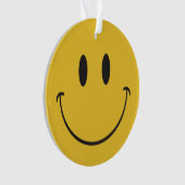 glückliches emoji ornament (Vorderseite)