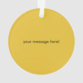 glückliches emoji ornament (Rückseite)