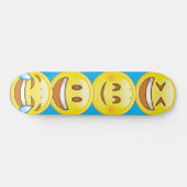 Glückliches Emoji Skateboard (Horizontal)
