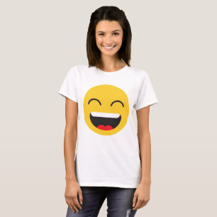 Glückliches Emoji Tränen der Freude T-Shirt