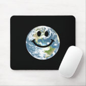 Glückliches Erdgesicht Mousepad (Mit Mouse)