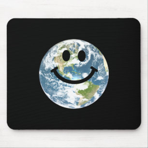 Glückliches Erdgesicht Mousepad