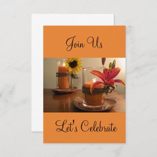 **GLÜCKLICHES ERGEBNIS** **EREIGNIS** & **PARTY** EINLADUNG (Vorne/Hinten)