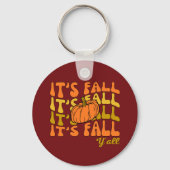 Glückliches Erntedankangebot Es ist Fall Y'all Schlüsselanhänger (Vorderseite)