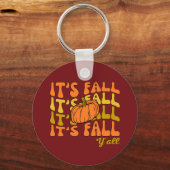 Glückliches Erntedankangebot Es ist Fall Y'all Schlüsselanhänger (Vorderseite)