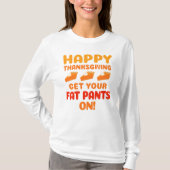 Glückliches Erntedankfest bringt dir die fetten Pa T-Shirt (Vorderseite)